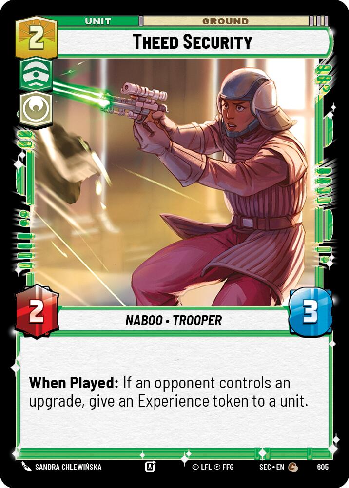 Theed Security (605) (Foil) (605) [Secrets of Power] | Exor Games New Glasgow