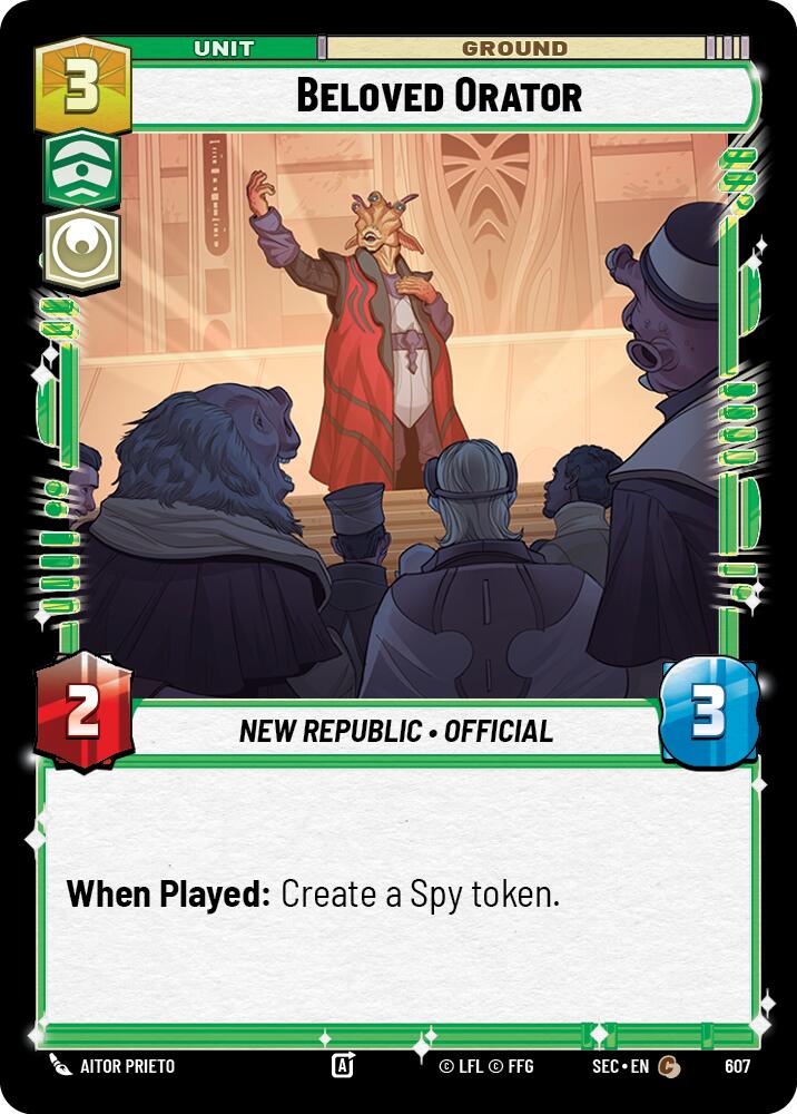Beloved Orator (607) (Foil) (607) [Secrets of Power] | Exor Games New Glasgow
