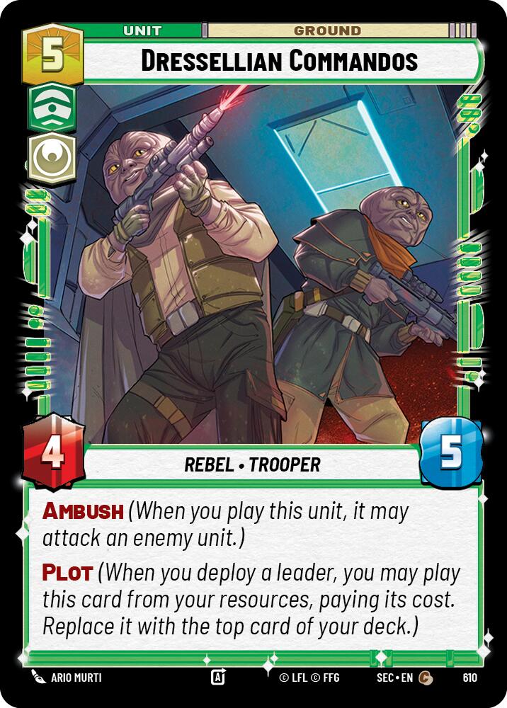 Dressellian Commandos (610) (Foil) (610) [Secrets of Power] | Exor Games New Glasgow