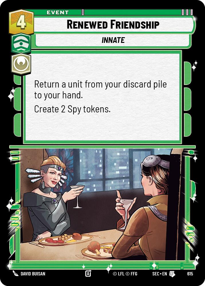 Renewed Friendship (615) (Foil) (615) [Secrets of Power] | Exor Games New Glasgow