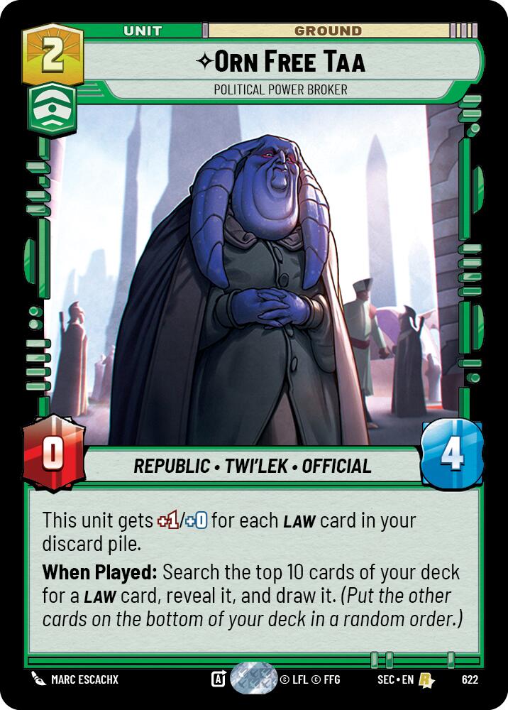 Orn Free Taa - Political Power Broker (Foil) (622) (622) [Secrets of Power] | Exor Games New Glasgow
