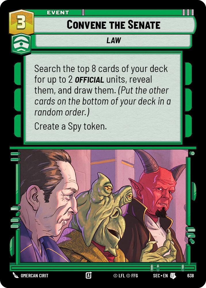 Convene the Senate (638) (Foil) (638) [Secrets of Power] | Exor Games New Glasgow
