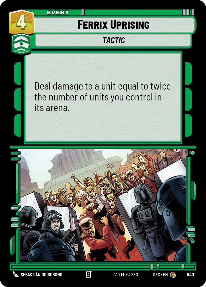 Ferrix Uprising (640) (Foil) (640) [Secrets of Power] | Exor Games New Glasgow