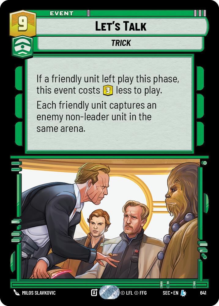 Let's Talk (641) (Foil) (641) [Secrets of Power] | Exor Games New Glasgow