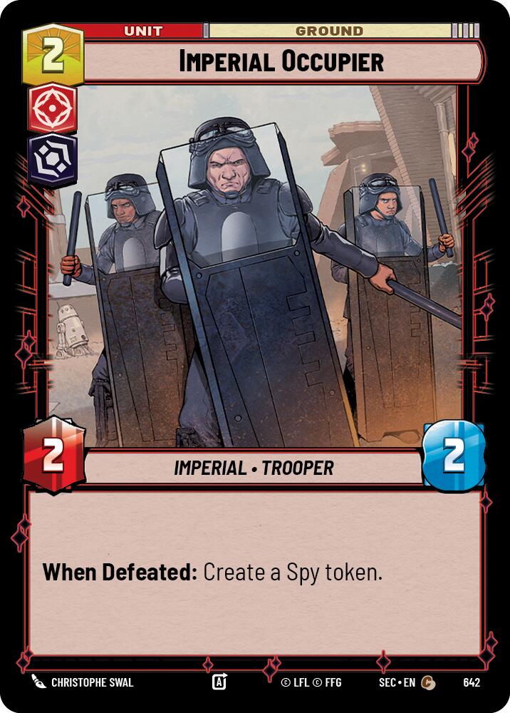 Imperial Occupier (642) (Foil) (642) [Secrets of Power] | Exor Games New Glasgow