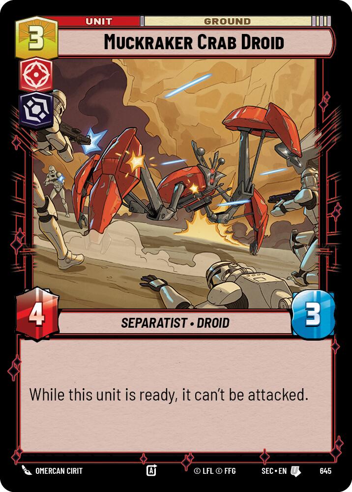 Muckraker Crab Droid (645) (Foil) (645) [Secrets of Power] | Exor Games New Glasgow