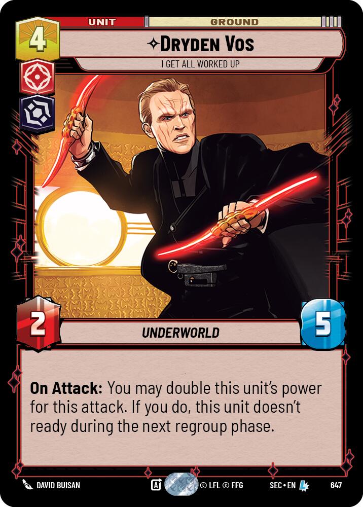 Dryden Vos - I Get All Worked Up (Foil) (647) (647) [Secrets of Power] | Exor Games New Glasgow