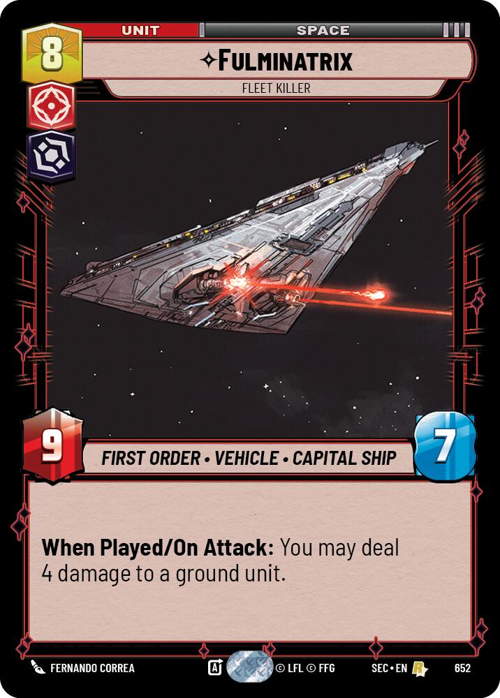 Fulminatrix - Fleet Killer (Foil) (652) (652) [Secrets of Power] | Exor Games New Glasgow