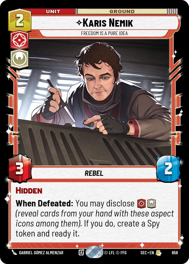Karis Nemik - Freedom is a Pure Idea (Foil) (658) (658) [Secrets of Power] | Exor Games New Glasgow