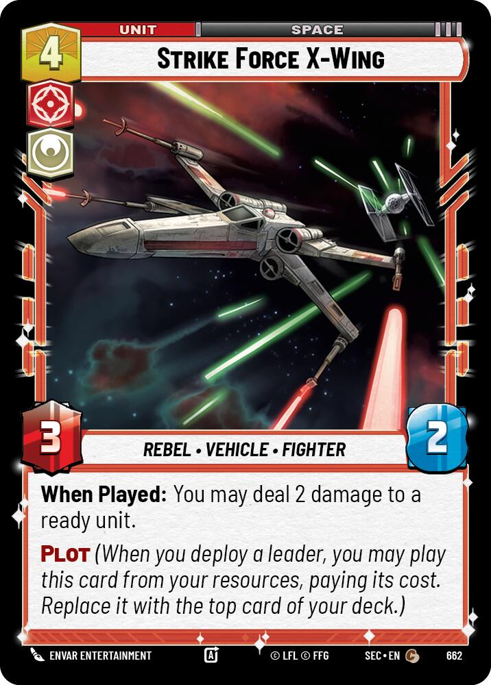 Strike Force X-Wing (662) (Foil) (662) [Secrets of Power] | Exor Games New Glasgow