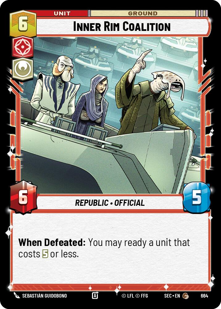Inner Rim Coalition (664) (Foil) (664) [Secrets of Power] | Exor Games New Glasgow