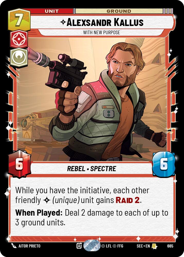 Alexsandr Kallus - With New Purpose (Foil) (665) (665) [Secrets of Power] | Exor Games New Glasgow