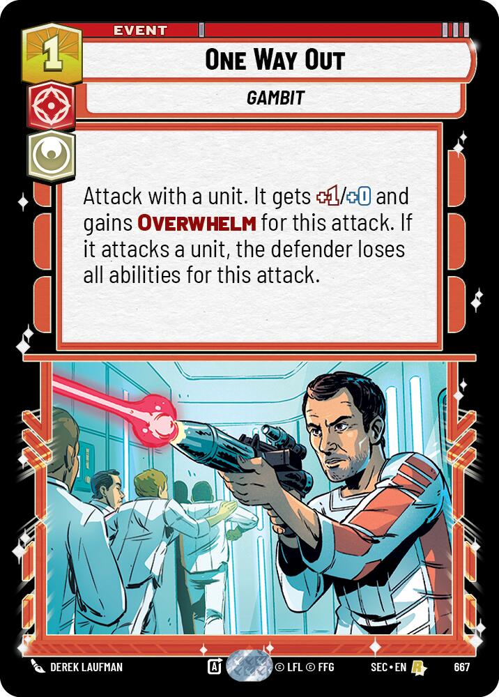 One Way Out (667) (Foil) (667) [Secrets of Power] | Exor Games New Glasgow