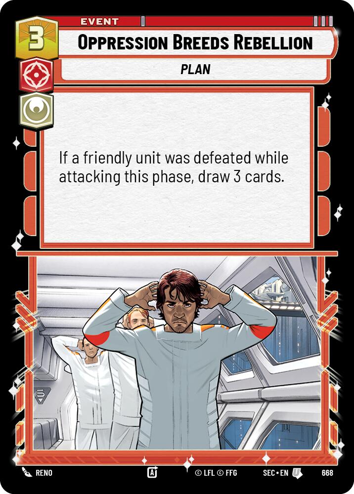 Oppression Breeds Rebellion (668) (Foil) (668) [Secrets of Power] | Exor Games New Glasgow