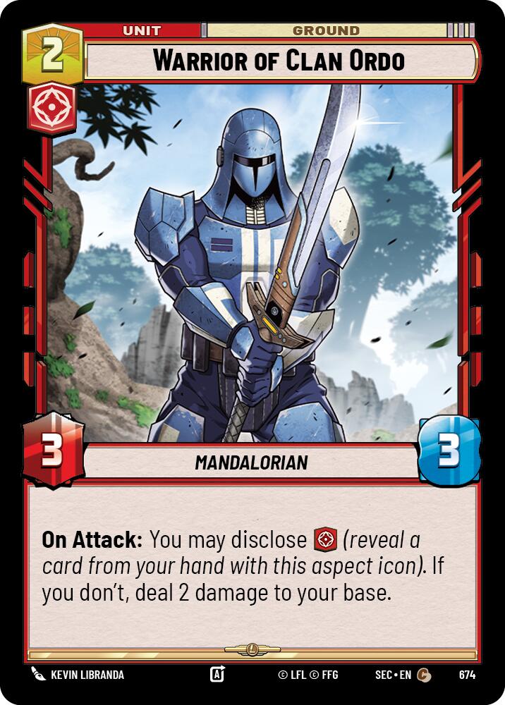Warrior of Clan Ordo (674) (Foil) (674) [Secrets of Power] | Exor Games New Glasgow