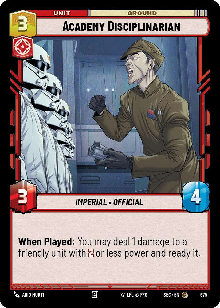 Academy Disciplinarian (675) (Foil) (675) [Secrets of Power] | Exor Games New Glasgow