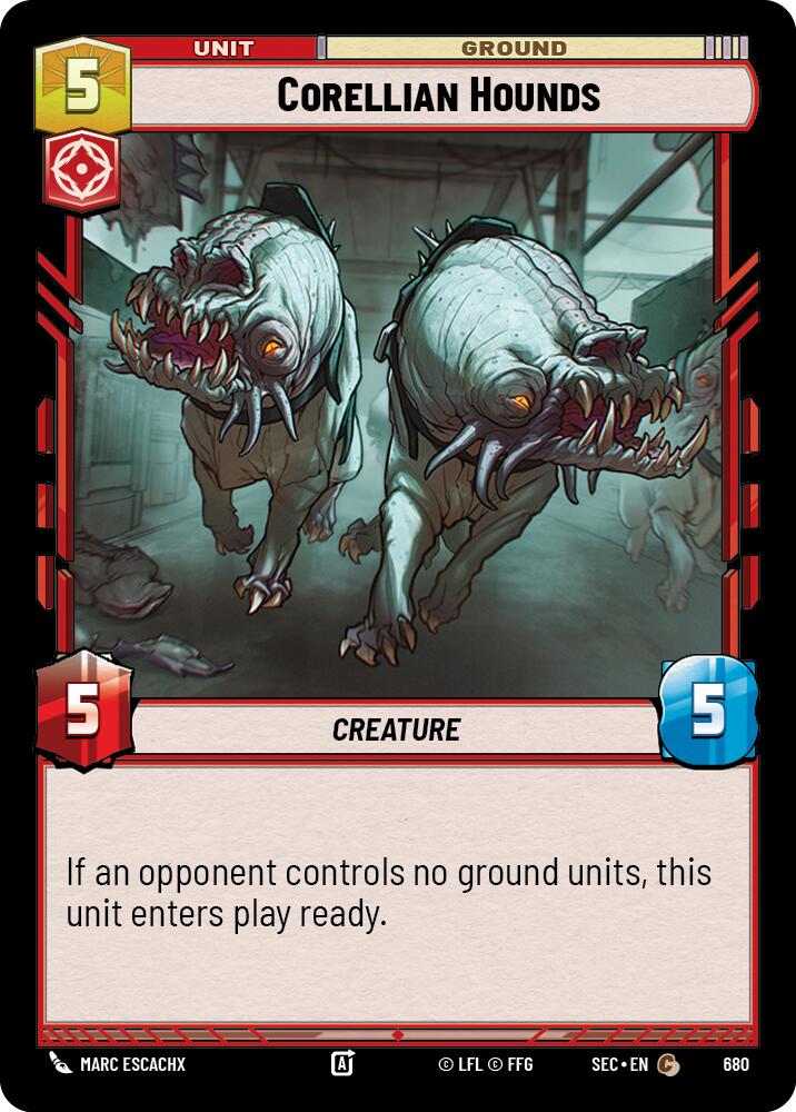 Corellian Hounds (680) (Foil) (680) [Secrets of Power] | Exor Games New Glasgow