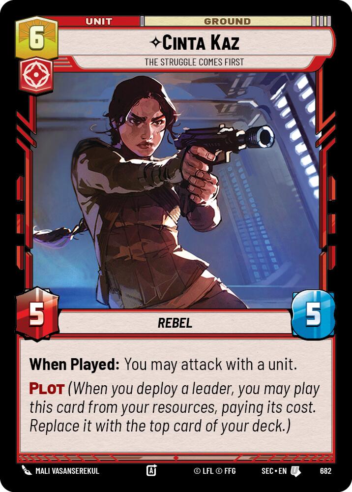 Cinta Kaz - The Struggle Comes First (Foil) (682) (682) [Secrets of Power] | Exor Games New Glasgow