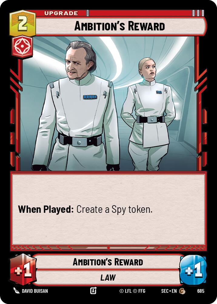 Ambition's Reward (685) (Foil) (685) [Secrets of Power] | Exor Games New Glasgow