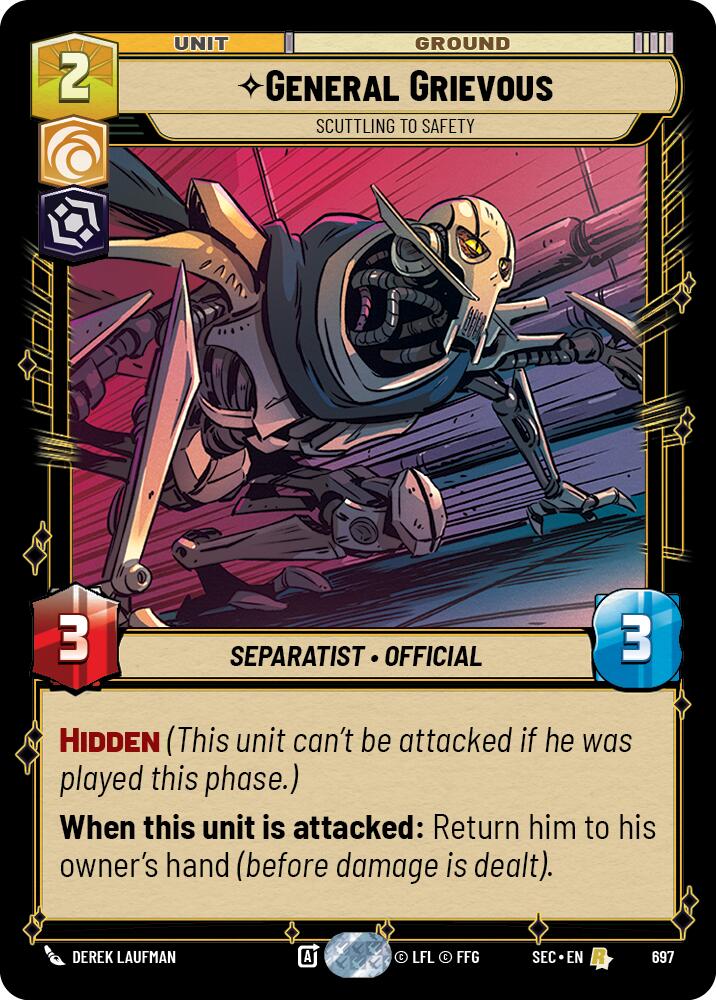 General Grievous - Scuttling to Safety (Foil) (697) (697) [Secrets of Power] | Exor Games New Glasgow