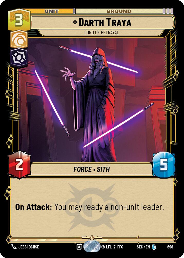 Darth Traya - Lord of Betrayal (Foil) (698) (698) [Secrets of Power] | Exor Games New Glasgow