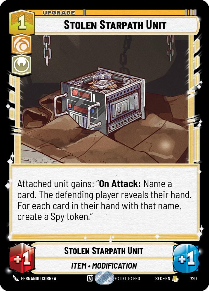 Stolen Starpath Unit (720) (Foil) (720) [Secrets of Power] | Exor Games New Glasgow