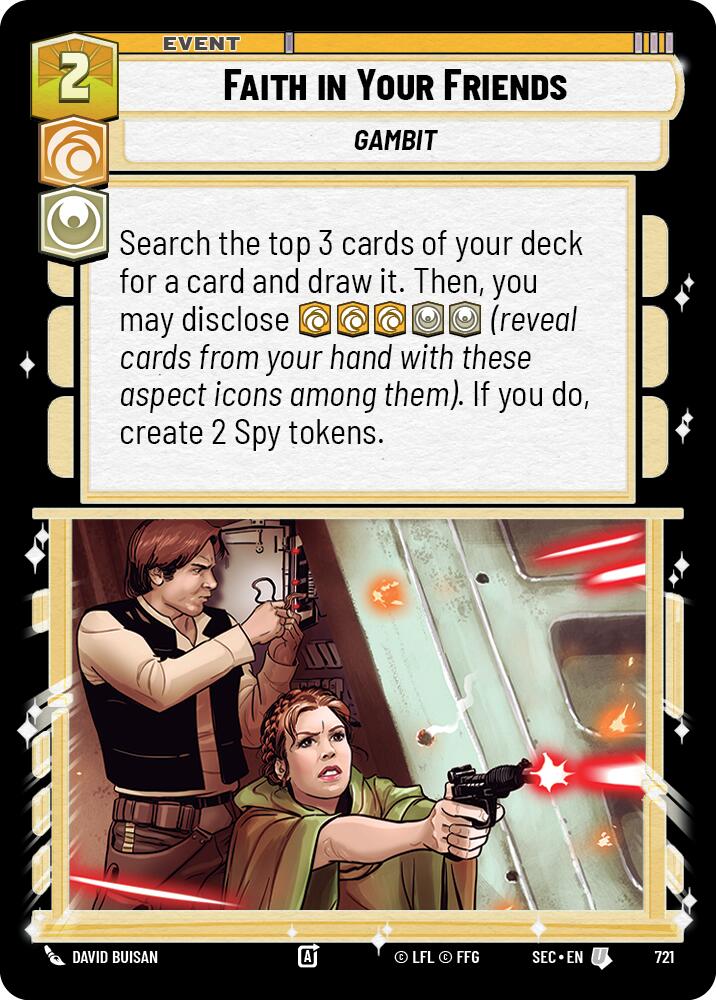 Faith in Your Friends (721) (Foil) (721) [Secrets of Power] | Exor Games New Glasgow