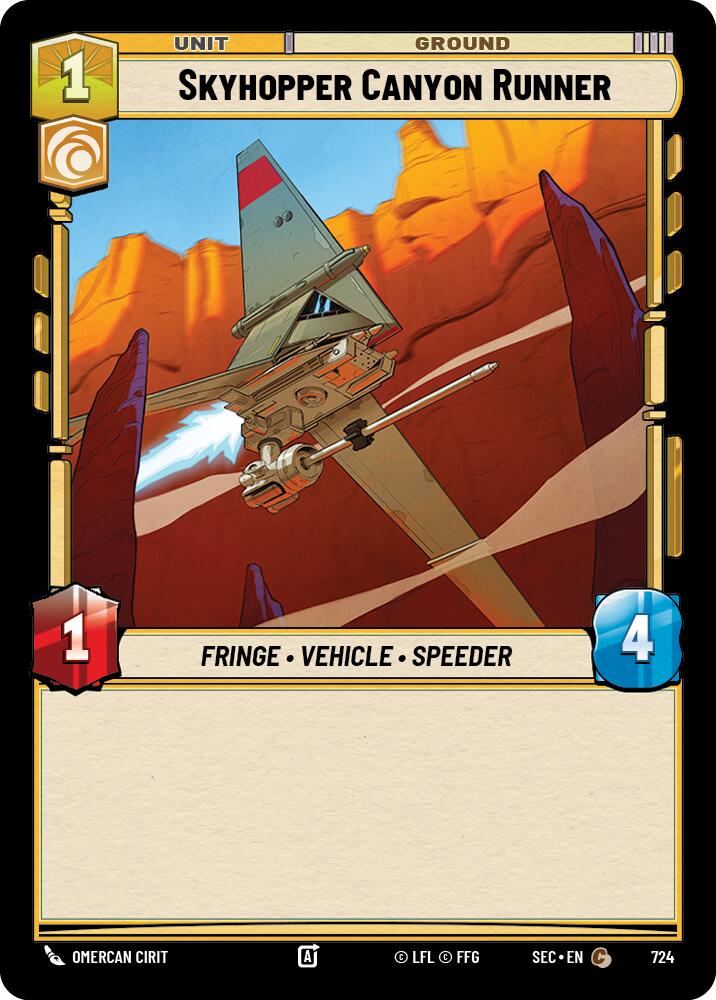Skyhopper Canyon Runner (724) (Foil) (724) [Secrets of Power] | Exor Games New Glasgow