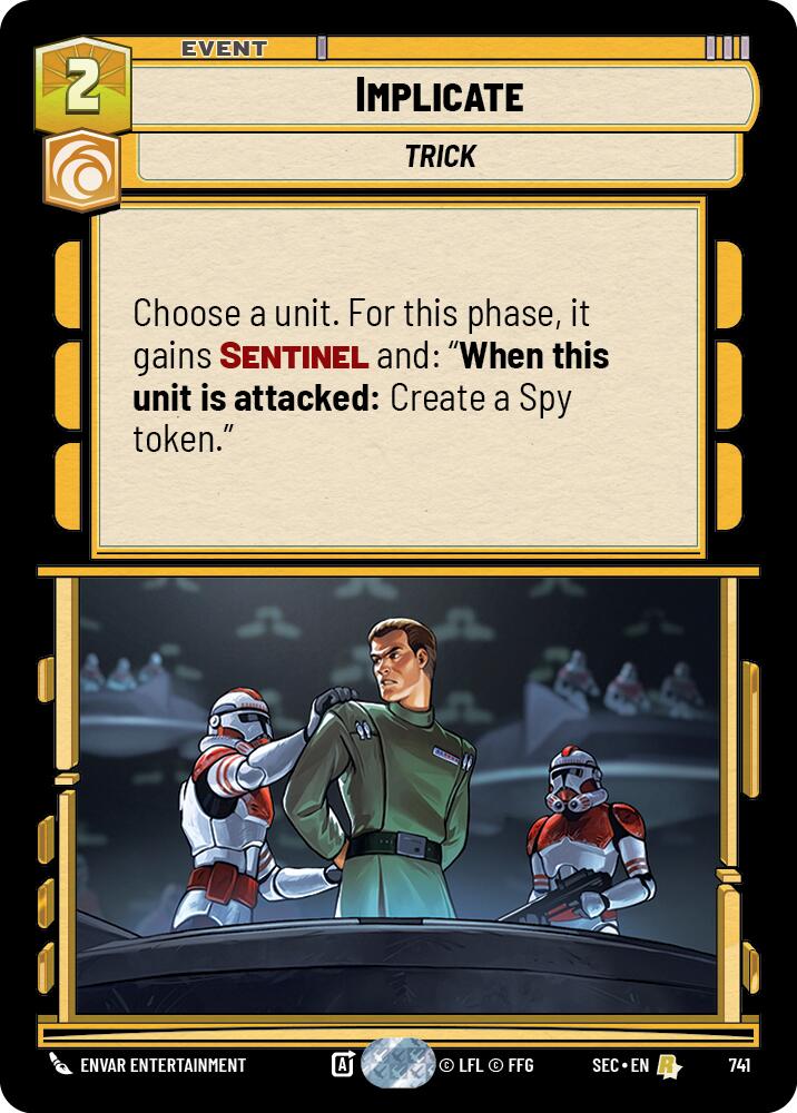 Implicate (741) (Foil) (741) [Secrets of Power] | Exor Games New Glasgow