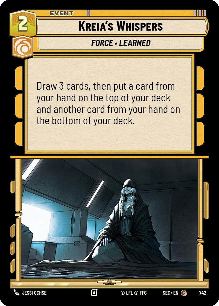 Kreia's Whispers (742) (Foil) (742) [Secrets of Power] | Exor Games New Glasgow