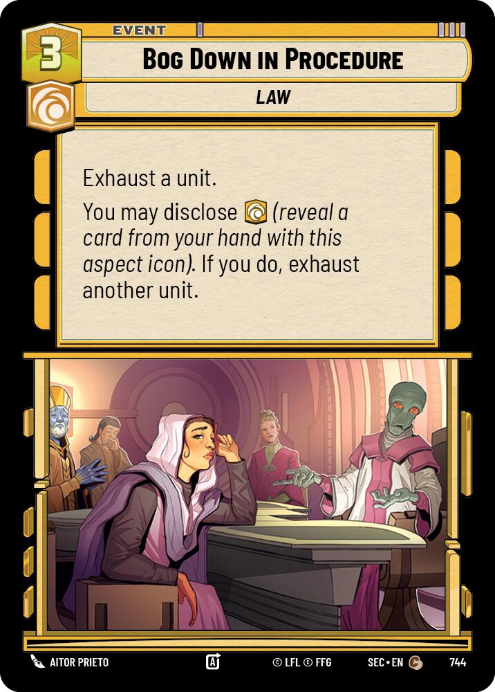 Bog Down in Procedure (744) (Foil) (744) [Secrets of Power] | Exor Games New Glasgow