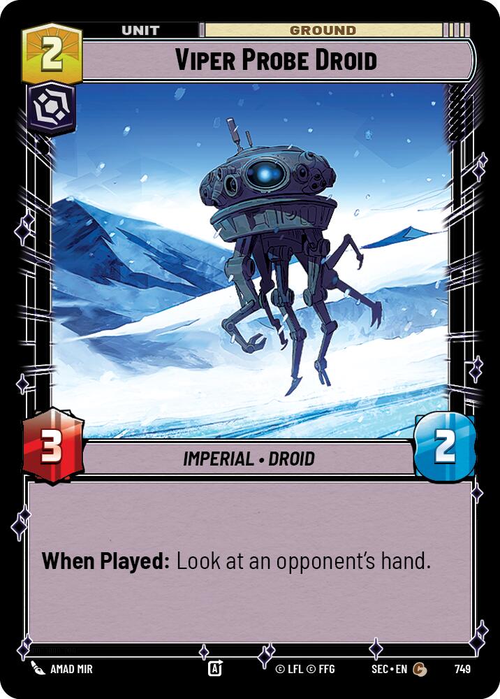 Viper Probe Droid (749) (Foil) (749) [Secrets of Power] | Exor Games New Glasgow