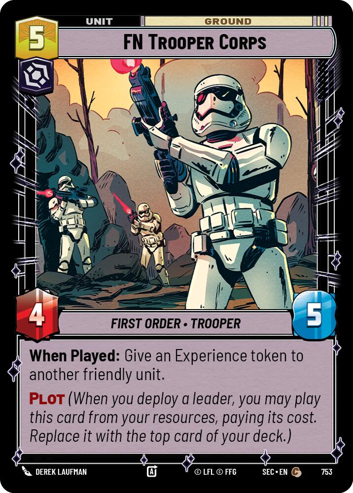 FN Trooper Corps (753) (Foil) (753) [Secrets of Power] | Exor Games New Glasgow