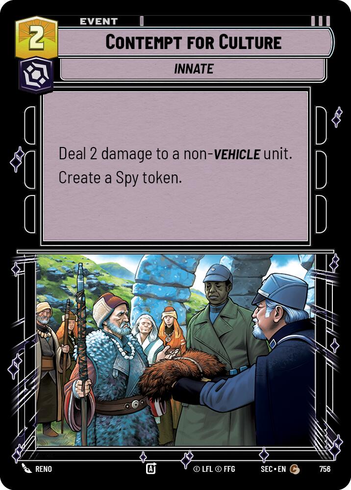 Contempt for Culture (756) (Foil) (756) [Secrets of Power] | Exor Games New Glasgow