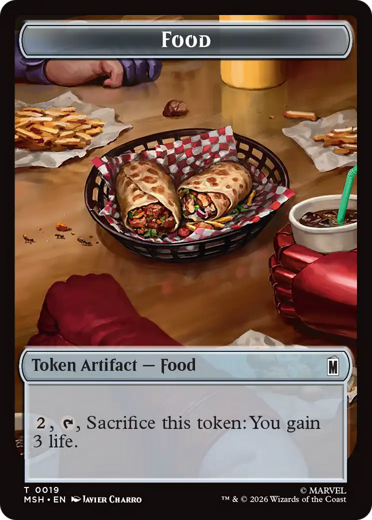 Leviathan // Food Double-Sided Token [Marvel Super Heroes Tokens] | Exor Games New Glasgow