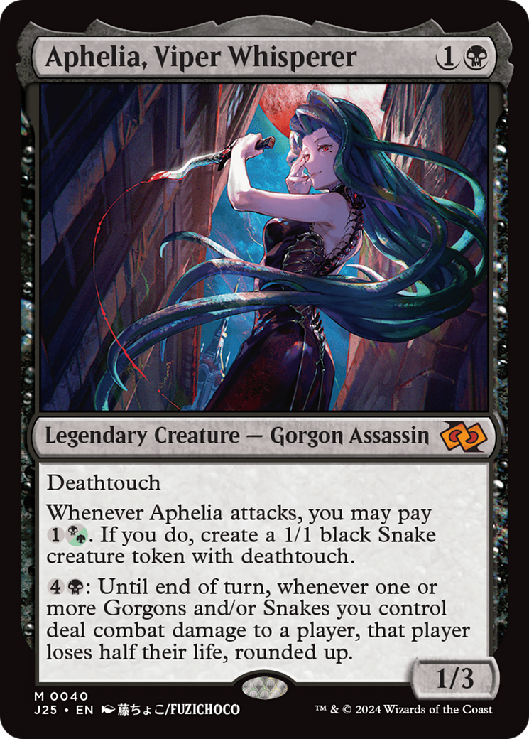 Aphelia, Viper Whisperer (Anime) [Foundations Jumpstart] | Exor Games New Glasgow