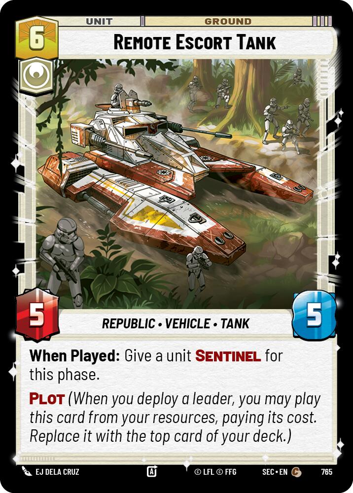 Remote Escort Tank (765) (Foil) (765) [Secrets of Power] | Exor Games New Glasgow