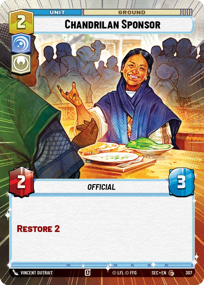 Chandrilan Sponsor (307) (Hyperspace) (307) [Secrets of Power] | Exor Games New Glasgow