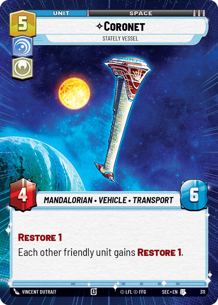 Coronet - Stately Vessel (Hyperspace) (311) (311) [Secrets of Power] | Exor Games New Glasgow
