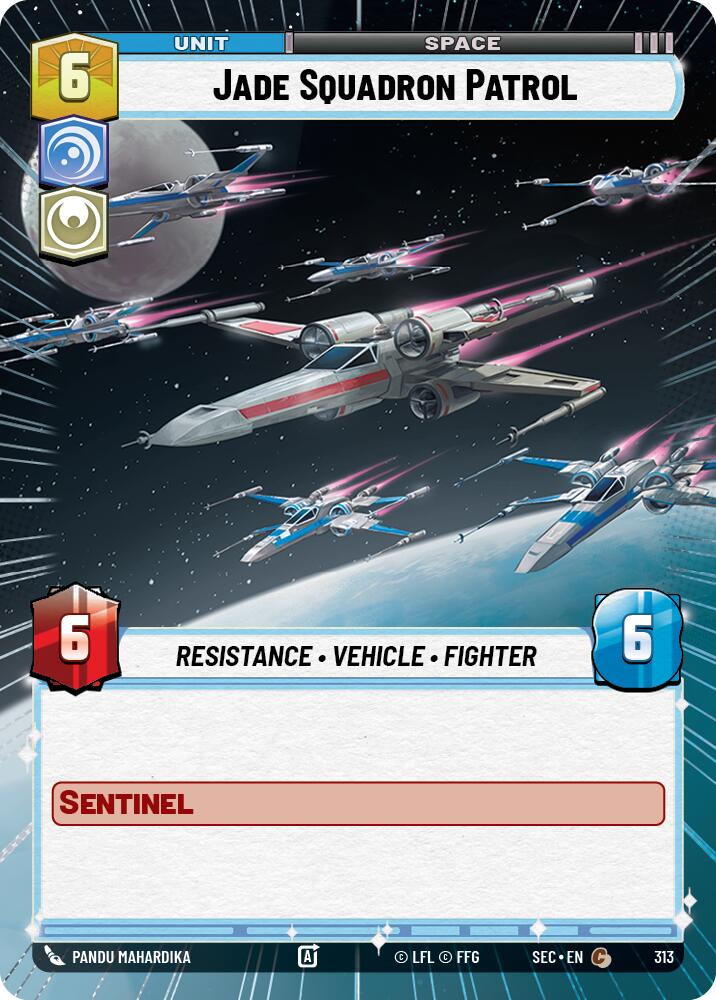 Jade Squadron Patrol (313) (Hyperspace) (313) [Secrets of Power] | Exor Games New Glasgow