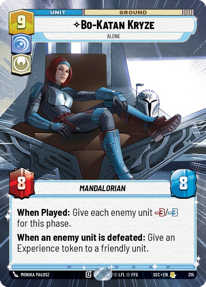 Bo-Katan Kryze - Katan Kryze (315) - Alone (Hyperspace) (315) (315) [Secrets of Power] | Exor Games New Glasgow