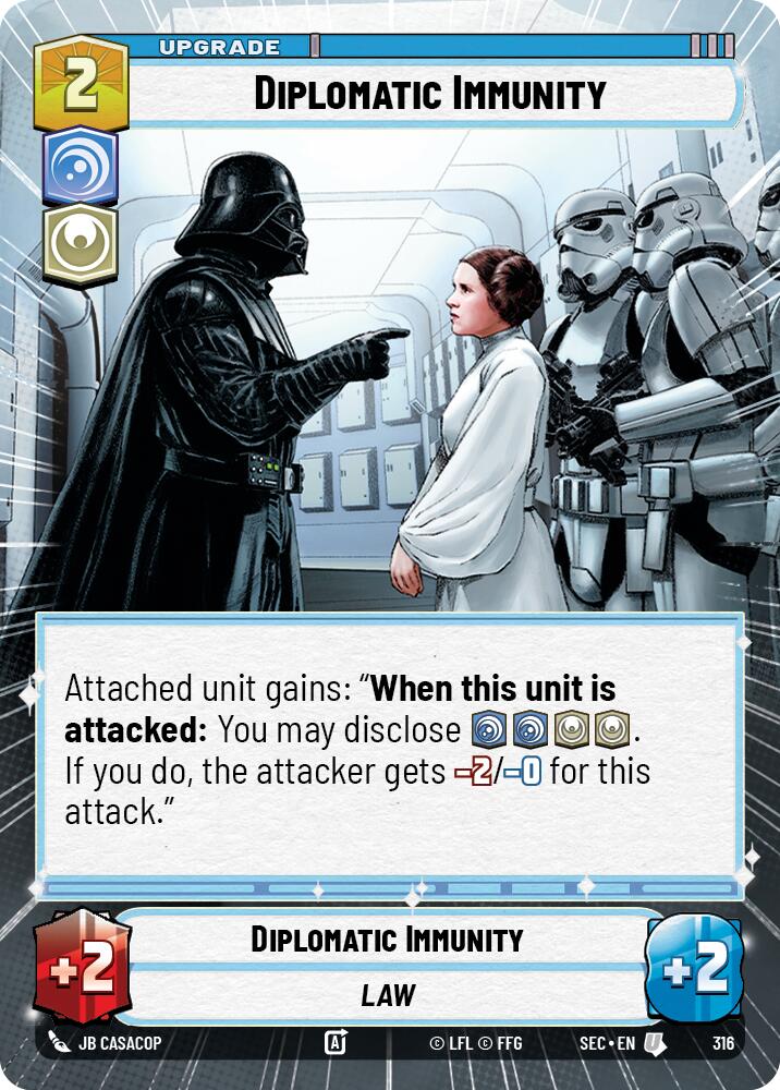 Diplomatic Immunity (316) (Hyperspace) (316) [Secrets of Power] | Exor Games New Glasgow