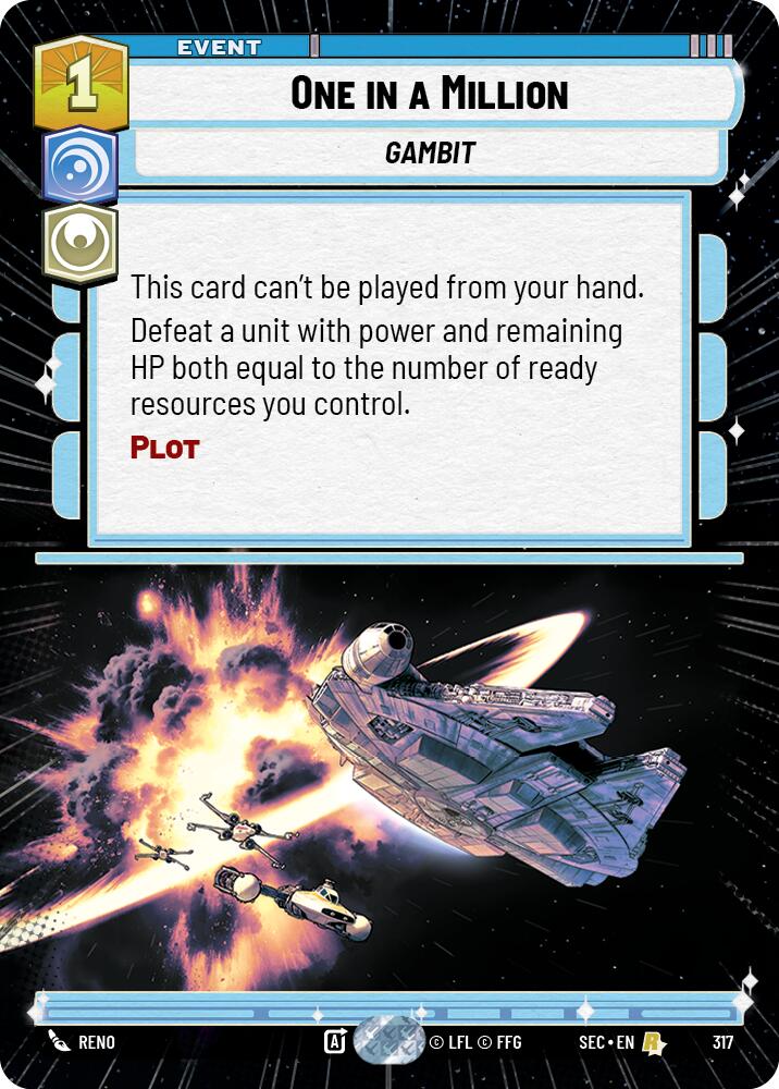 One in a Million (317) (Hyperspace) (317) [Secrets of Power] | Exor Games New Glasgow