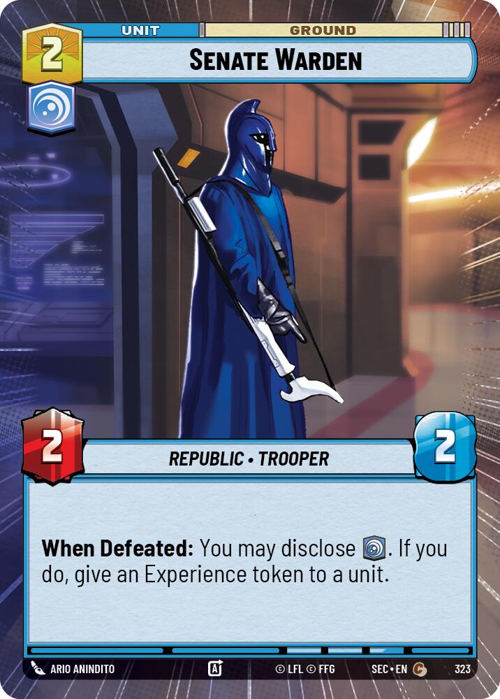 Senate Warden (323) (Hyperspace) (323) [Secrets of Power] | Exor Games New Glasgow