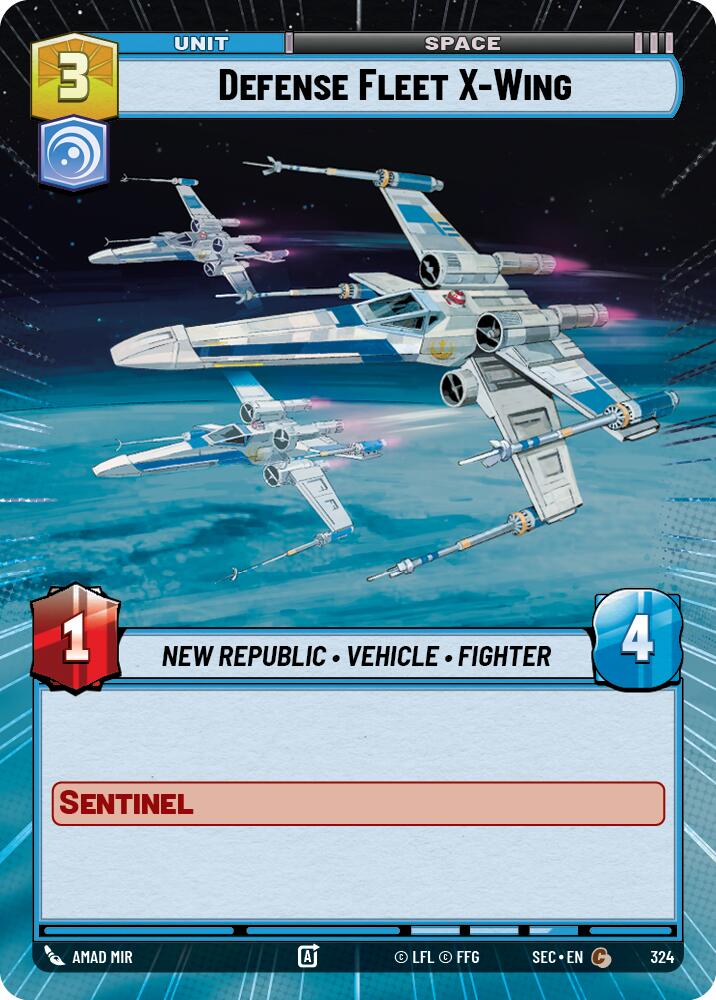 Defense Fleet X-Wing (324) (Hyperspace) (324) [Secrets of Power] | Exor Games New Glasgow