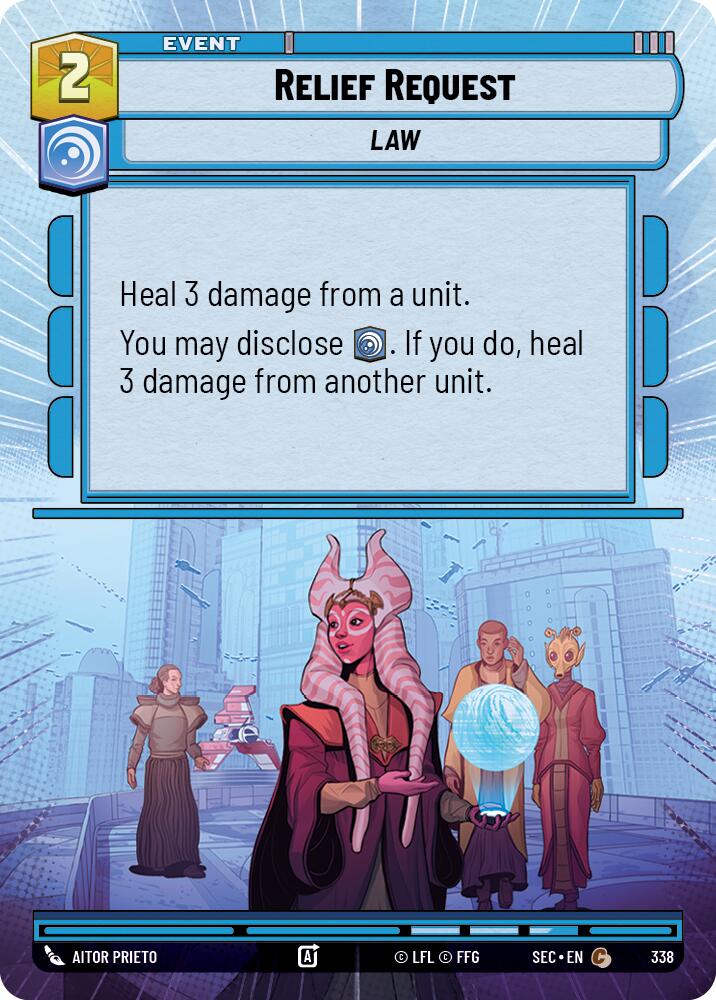 Relief Request (338) (Hyperspace) (338) [Secrets of Power] | Exor Games New Glasgow