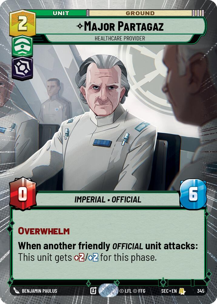 Major Partagaz - Healthcare Provider (Hyperspace) (345) (345) [Secrets of Power] | Exor Games New Glasgow