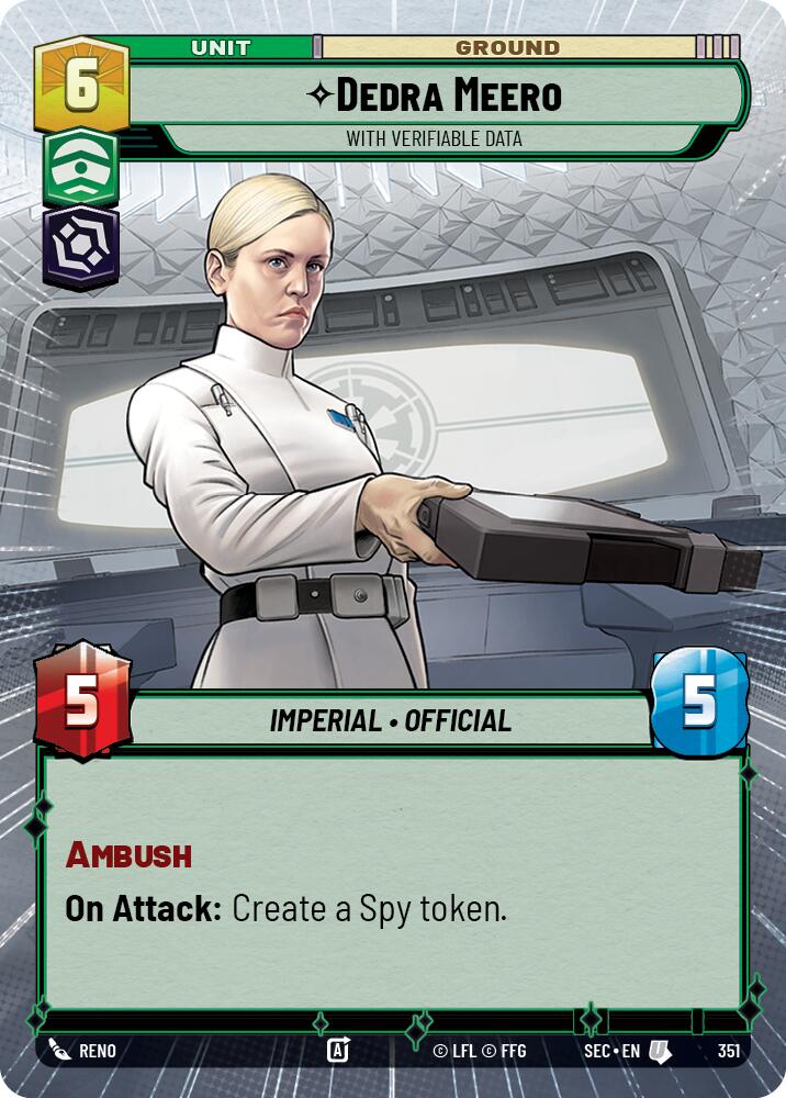 Dedra Meero - With Verifiable Data (Hyperspace) (351) (351) [Secrets of Power] | Exor Games New Glasgow