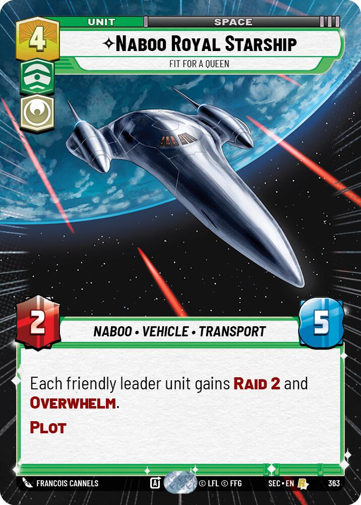 Naboo Royal Starship - Fit For A Queen (Hyperspace) (363) (363) [Secrets of Power] | Exor Games New Glasgow