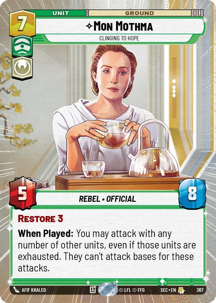 Mon Mothma - Clinging to Hope (Hyperspace) (367) (367) [Secrets of Power] | Exor Games New Glasgow